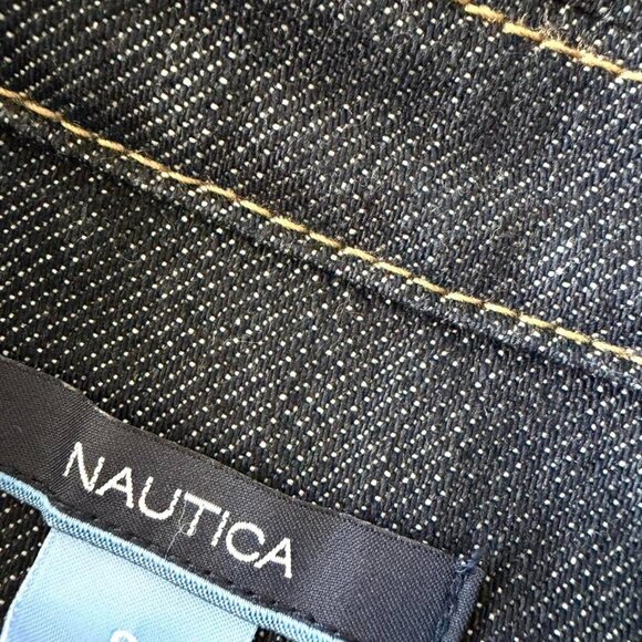 Nautica Dark Wash Denim Jean Skirt and Jacket Matching Set - Picture 5 of 6